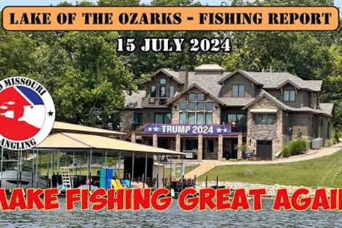 Lake of the Ozarks Bass Fishing - 15 July 2024 | Fishing report