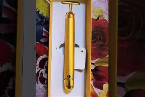 24k Vibrating Face Massager | Face Massager | Viral Beauty Products #facemassage #faceyoga #beauty