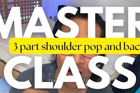 3 part Master Class Back Crack whole spine (TikTok yoga stretch for upper lower mid and SHOULDER)