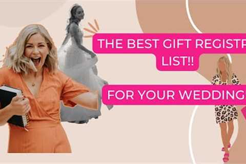 My Top 10 Wedding Registry Gift Items