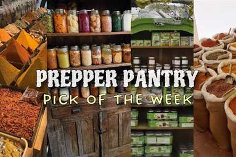 HOW TO START A STOCKPILE🫙PREPPER PANTRY PICK OF THE WEEK🥫EMERGENCY FOOD STORAGE #preppingonabudget
