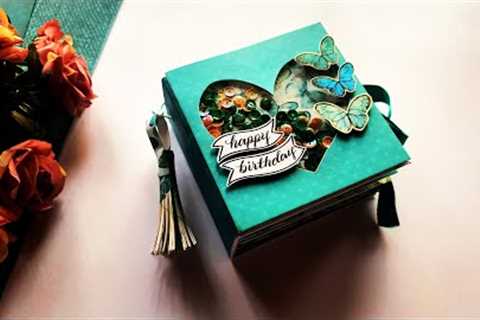 Beautiful Handmade Scrapbook for Birthday | Scrapbook for Boyfriend | Tutorial