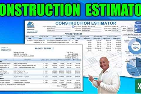 How To Create A Complete Construction Estimator In Excel [+ FREE  DOWNLOAD]