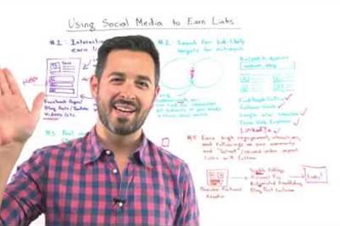 Top 4 Ways to Use Social Media to Earn Links - Whiteboard Friday