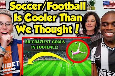 American Sports Fans React: 20 CRAZIEST Goals In Football History! England &amp; More! FIRST TIME..