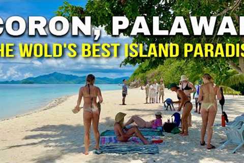 CORON PALAWAN, Philippines: World’s Best Island Paradise! | ISLAND HOPPING Malcapuya Island &amp;..