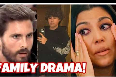Kourtney Kardashian HUGE DRAMA with Eldest Son Mason DISICK over Travis Barker?