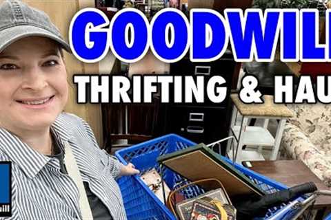HOME DECOR THRIFTING IN GOODWILL &amp; THRIFT HAUL @thrilledthrifterhome