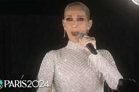 Celine Dion closes the Olympic Opening Ceremony with a courageous tour de force | NBC Sports