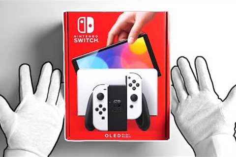 Nintendo Switch OLED Console Unboxing (New & Improved Model)