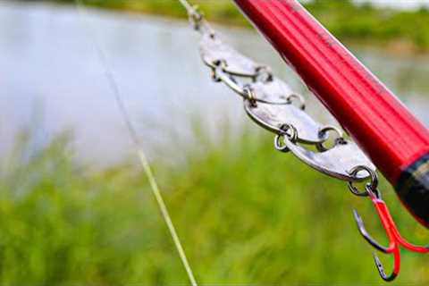 Spoon lure from coins Iron worm / diy fishing lures