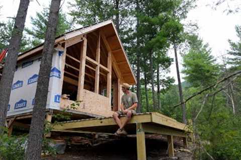 Back to work at the Mountain Cabin - Cabin Build Ep.50