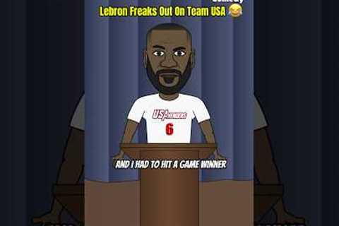 Lebron James Freaks Out On Team USA After Barely Beating South Sudan 😂 #nba #sportsnews
