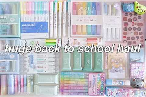 The biggest back to school stationery haul 2024 ft. stationerypal 🧸🎀