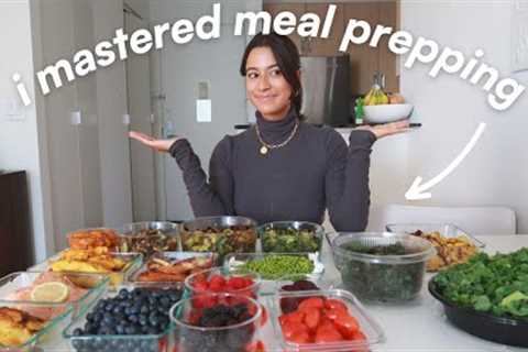 THE ULTIMATE HEALTHY MEAL PREP | a week's worth of easy &amp; yummy recipes + grocery list