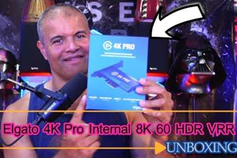 My New 8K 60fps Game Capture Card! - Elgato 4K PRO! - Install and Set Up!