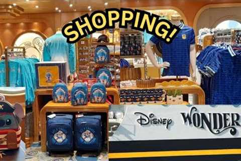 Shopping on Disney Wonder cruise - So much merchandise