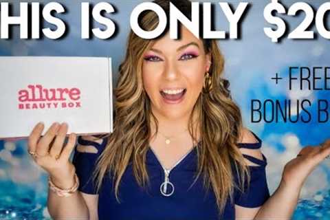 Allure Beauty Box March 2024 Unboxing + Coupon Code | FREE BONUS BOX UNBOXED