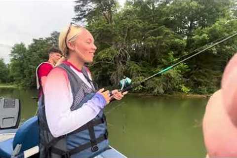 Deam Lake Fishing 2024, with Chloe and Tyson