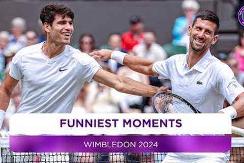 The FUNNIEST Moments from Wimbledon 2024 😂