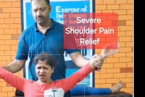 I Want Relief From Severe Shoulder Pain.