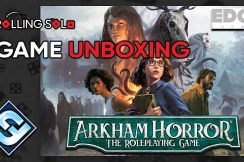 Arkham Horror: The Roleplaying Game | Game Unboxing