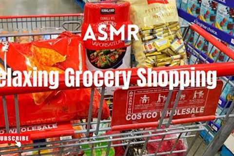 Silent vlog grocery shopping at Costco | Relaxing day at the Designer Outlet | Canadian Cafe