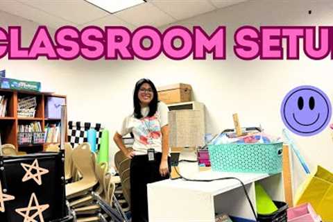 CLASSROOM SET UP PART 1 2024 AND WE GO SCHOOL SUPPLIES SHOPPING 🛒 #classroomsetup #teacher