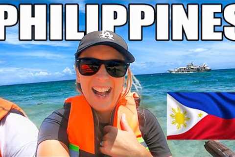 Tourist Island Hopping in The Philippines 🇵🇭 crazy Boat to Bohol