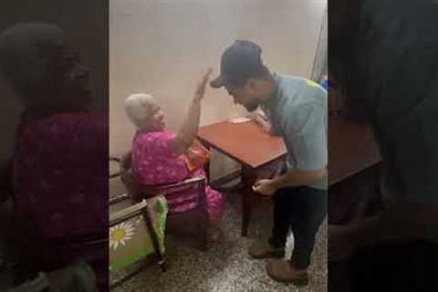 Gift for old age home moms #gift #mom #oldagehome #maa #viral #trending #smile #shorts
