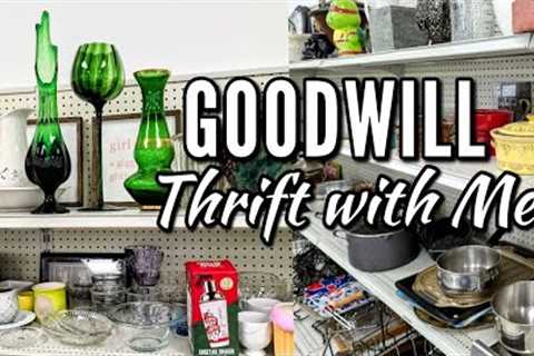 IT WAS SO UNBELIEVABLY CHEAP! | GOODWILL THRIFTING + STYLED THRIFT HAUL 2024