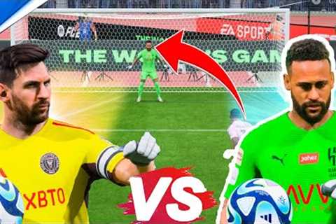 Neymar vs. Messi: Penalty Showdown in FC 24!