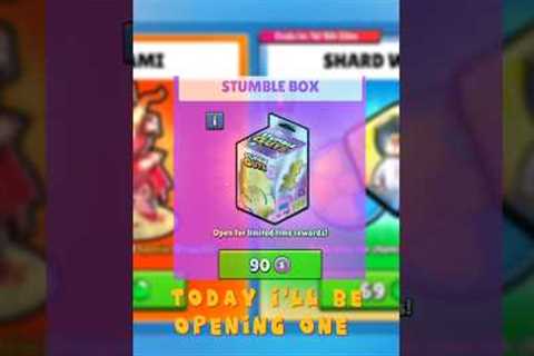 Stumble Box Opening - Day 1 #stumbleguys #stumbleguysvideos #unboxing