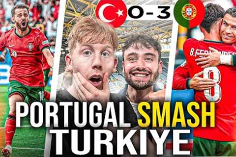 Cristiano Ronaldo DAZZLES as Portugal SMASH Türkiye!!