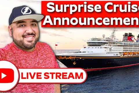 🔴 LIVE STREAM! We Booked A SUPER LAST MINUTE Disney Cruise! Live Q&amp;A!