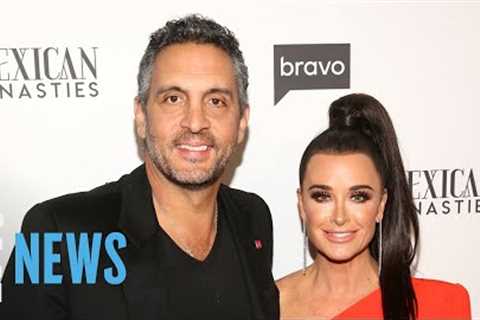 Kyle Richards Seemingly REACTS to Mauricio Umansky Kissing Mystery Woman | E! News