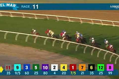 Moment's Pleasure wins race 11 at Del Mar 7/28/24
