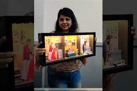 3-in-1 Miniature frames | 3D frames | latest gift ideas for anniversary &amp; birthday | Trending..