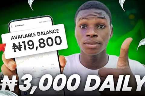Get Paid ₦3,000 Daily From This Earning App (Make money online in nigeria without stress)