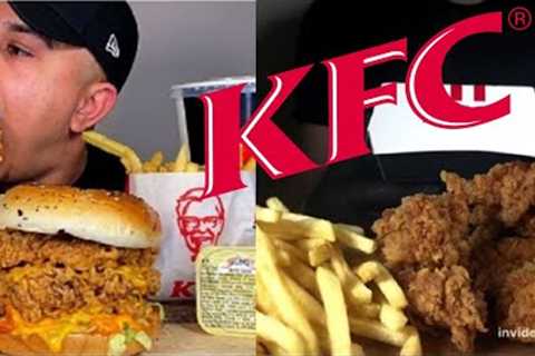 ASMR MUKBANG COMPILATION | FAST FOOD (KFC) #2 | EATING SOUNDS | SATISFYING | GOOD FOOD ASMR