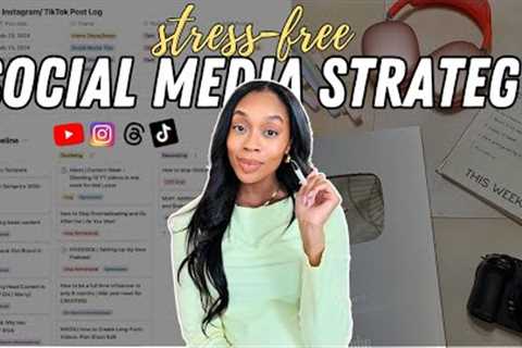 Finally, a stress free social media strategy (THAT WORKS).