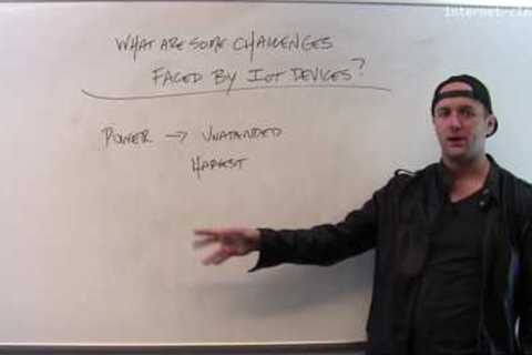 What are some challenges faced by IoT devices?