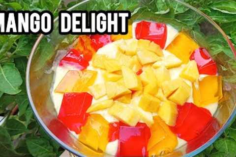 Mango Delight Recipe || Easy Sweet Recipe At Home || Easiest Dessert Recipe