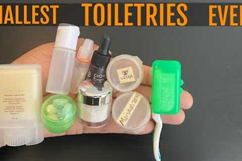 Ultra Light Toiletry Packing | 24 Hacks for How to Pack the Ultimate Space Saving Toiletry Bag ✈️