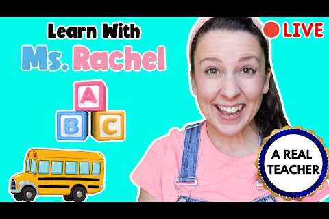 🔴 Wheels on the Bus - Nursery Rhymes &amp; Kids Songs - Toddler Learning Video - Ms Rachel