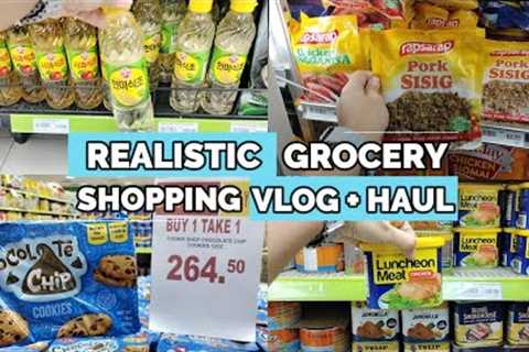 A Realistic Grocery Shopping Vlog + Haul for a Family of 3 with Prices