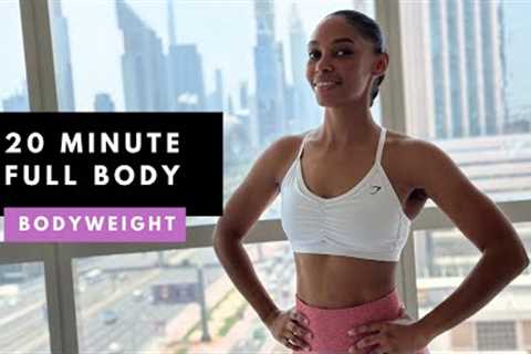 20min Full Body Workout - BODYWEIGHT | Build Muscle &amp; Strength