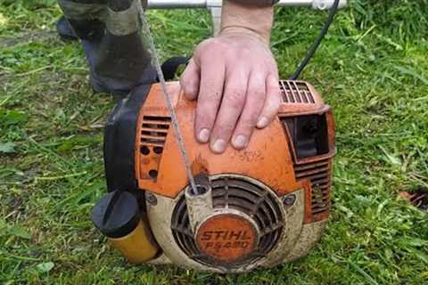 ✅Stihl FS 450 - Grass Cutter - Start After 3 Years