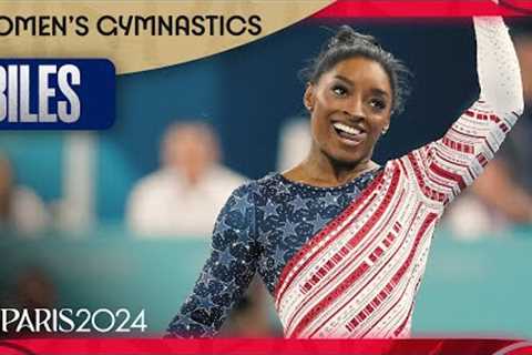 Simone Biles JUST DID THAT; anchors Team USA to gold on floor | Paris Olympics | NBC Sports