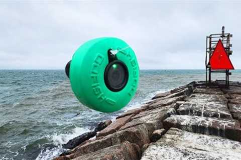 Dropped Fishing Camera with BAIT at the Bottom of a Jetty, Something Crazy Happened!